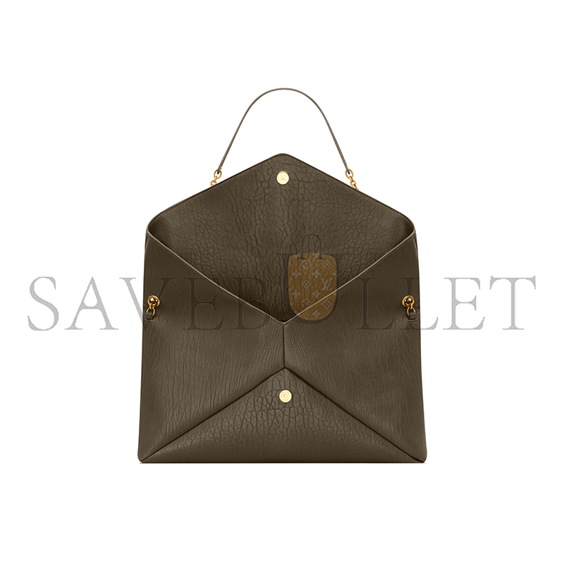 Y51 cassandre large pouch on chain in lambskin 841702aacyt3212 (35*22*3cm)